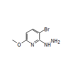 3-Bromo-2-hydrazinyl-6-methoxypyridine