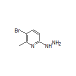 3-Bromo-6-hydrazinyl-2-methylpyridine