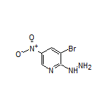 3-Bromo-2-hydrazinyl-5-nitropyridine