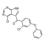 (2-Chloro-4-phenoxyphenyl)(4-chloro-7H-pyrrolo[2,3-d]pyrimidin-5-yl)methanone