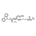 (S)-6-(Boc-amino)-2-[(S)-2-(Fmoc-amino)-3-methylbutanamido]hexanoic Acid