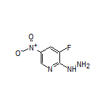 3-Fluoro-2-hydrazinyl-5-nitropyridine