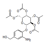 2-(Acetoxymethyl)-6-[2-amino-4-(hydroxymethyl)phenoxy]tetrahydro-2H-pyran-3,4,5-triyl (2R,3S,4S,5R,6S)-Triacetate