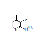 3-Bromo-2-hydrazinyl-4-methylpyridine