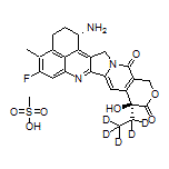 (1S,9S)-1-Amino-5-fluoro-9-hydroxy-4-methyl-9-(pentadeuterioethyl)-2,3,12,15-tetrahydrobenzo[de]pyrano[3’,4’:6,7]indolizino[1,2-b]quinoline-10,13(1H,9H)-dione Methanesulfonate