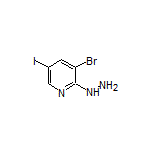 3-Bromo-2-hydrazinyl-5-iodopyridine