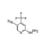 6-Hydrazinyl-4-(trifluoromethyl)nicotinonitrile