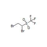 1,2-Dibromo-1-[(trifluoromethyl)sulfonyl]ethane