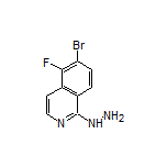 6-Bromo-5-fluoro-1-hydrazinylisoquinoline