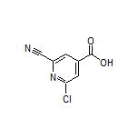 2-Chloro-6-cyanoisonicotinic Acid