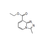 Ethyl 3-Methyl-[1,2,4]triazolo[4,3-a]pyridine-8-carboxylate