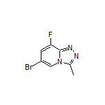 6-Bromo-8-fluoro-3-methyl-[1,2,4]triazolo[4,3-a]pyridine