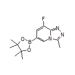 8-Fluoro-3-methyl-[1,2,4]triazolo[4,3-a]pyridine-6-boronic Acid Pinacol Ester