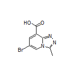 6-Bromo-3-methyl-[1,2,4]triazolo[4,3-a]pyridine-8-carboxylic Acid