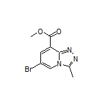 Methyl 6-Bromo-3-methyl-[1,2,4]triazolo[4,3-a]pyridine-8-carboxylate