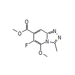 Methyl 6-Fluoro-5-methoxy-3-methyl-[1,2,4]triazolo[4,3-a]pyridine-7-carboxylate