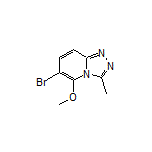 6-Bromo-5-methoxy-3-methyl-[1,2,4]triazolo[4,3-a]pyridine