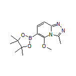 5-Methoxy-3-methyl-[1,2,4]triazolo[4,3-a]pyridine-6-boronic Acid Pinacol Ester