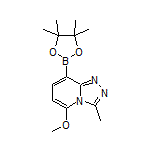 5-Methoxy-3-methyl-[1,2,4]triazolo[4,3-a]pyridine-8-boronic Acid Pinacol Ester