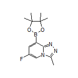 6-Fluoro-3-methyl-[1,2,4]triazolo[4,3-a]pyridine-8-boronic Acid Pinacol Ester