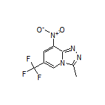 3-Methyl-8-nitro-6-(trifluoromethyl)-[1,2,4]triazolo[4,3-a]pyridine