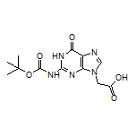 2-[2-(Boc-amino)-6-oxo-1H-purin-9(6H)-yl]acetic Acid