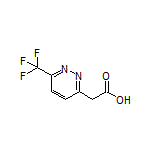 2-[6-(Trifluoromethyl)-3-pyridazinyl]acetic Acid