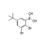 2,3-Dibromo-5-(tert-butyl)phenylboronic Acid