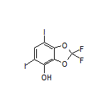 2,2-Difluoro-5,7-diiodobenzo[d][1,3]dioxol-4-ol