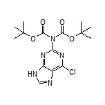 N,N-Di-Boc-6-chloro-9H-purin-2-amine