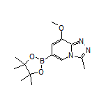 8-Methoxy-3-methyl-[1,2,4]triazolo[4,3-a]pyridine-6-boronic Acid Pinacol Ester