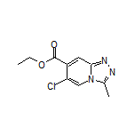 Ethyl 6-Chloro-3-methyl-[1,2,4]triazolo[4,3-a]pyridine-7-carboxylate