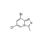 8-Bromo-6-chloro-3-methyl-[1,2,4]triazolo[4,3-a]pyridine