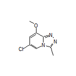 6-Chloro-8-methoxy-3-methyl-[1,2,4]triazolo[4,3-a]pyridine