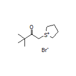 1-(3,3-Dimethyl-2-oxobutyl)tetrahydro-1H-thiophen-1-ium Bromide