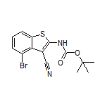 4-Bromo-2-(Boc-amino)benzo[b]thiophene-3-carbonitrile