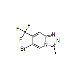 6-Bromo-3-methyl-7-(trifluoromethyl)-[1,2,4]triazolo[4,3-a]pyridine