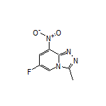 6-Fluoro-3-methyl-8-nitro-[1,2,4]triazolo[4,3-a]pyridine