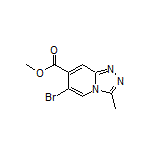 Methyl 6-Bromo-3-methyl-[1,2,4]triazolo[4,3-a]pyridine-7-carboxylate