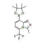 3-Methyl-5-(trifluoromethyl)-[1,2,4]triazolo[4,3-a]pyridine-8-boronic Acid Pinacol Ester