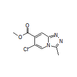 Methyl 6-Chloro-3-methyl-[1,2,4]triazolo[4,3-a]pyridine-7-carboxylate