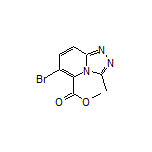 Methyl 6-Bromo-3-methyl-[1,2,4]triazolo[4,3-a]pyridine-5-carboxylate