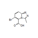 6-Bromo-3-methyl-[1,2,4]triazolo[4,3-a]pyridine-5-carboxylic Acid