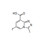 6-Iodo-3-methyl-[1,2,4]triazolo[4,3-a]pyridine-8-carboxylic Acid