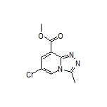 Methyl 6-Chloro-3-methyl-[1,2,4]triazolo[4,3-a]pyridine-8-carboxylate