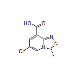 6-Chloro-3-methyl-[1,2,4]triazolo[4,3-a]pyridine-8-carboxylic Acid