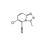 6-Chloro-3-methyl-[1,2,4]triazolo[4,3-a]pyridine-5-carbonitrile