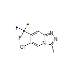 6-Chloro-3-methyl-7-(trifluoromethyl)-[1,2,4]triazolo[4,3-a]pyridine