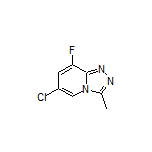 6-Chloro-8-fluoro-3-methyl-[1,2,4]triazolo[4,3-a]pyridine