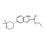 Ethyl (R)-5-(2,2-Dimethyltetrahydro-2H-pyran-4-yl)-1H-indole-2-carboxylate